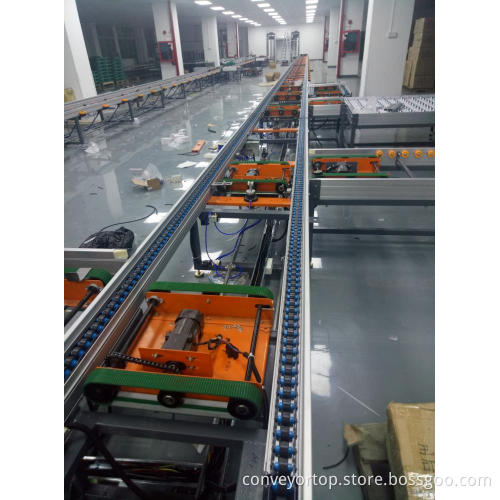 Semi-automatic Speed Chain Conveyor Line